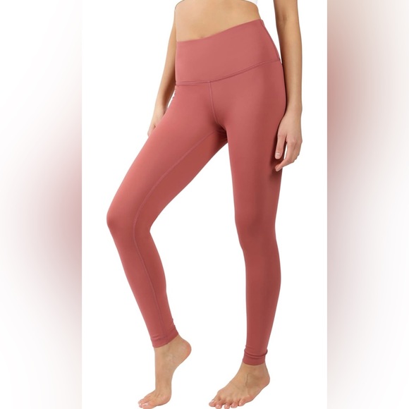 90 Degree By Reflex‎ High Waisted Tummy Control 4-Way-Stretch Workout Leggings - Picture 1 of 6